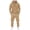Khaki, variant on Ketyyh-chn99 Men's 2 Piece Sweat Suits Men's Loose Fitting Multiple Pockets Fleece Lined Hooded SweaCargo Pants Sportswear Casual Suit Size for L,Navy