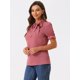 thumbnail image 3 of Top Elegante De BluDe ManCorDe OficiDe Las Camisas Del Cuello De PajariDe Las Mujeres RoApagado XS, 3 of 4