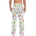 thumbnail image 4 of FORMRS Mens Pajama Pants with Pockets Sleepwear Lounge Bottoms Sizes S-2XL, Purple Vegetables Pattern, 4 of 7