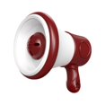 thumbnail image 2 of Megáfono con cadena, micrófono de mano, juguete de sonido portátil con música y disco, pequeño megáfono de , altavoz fuerte para niños mayores de Rojo, 2 of 8