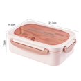 thumbnail image 3 of Kids Lunch Box with Silicone Strip Leakproof Lunch Box for School Bento Lunch Box with Utensil Set Leakproof Large Capacity, 3 of 5