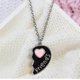 thumbnail image 4 of BFF Necklace for 2 Matching Heart Best Friend Forever Pendant Necklace 2 Pcs Half Heart BFF Necklace for Women BFF Friendship Jewelry Gift, 4 of 5