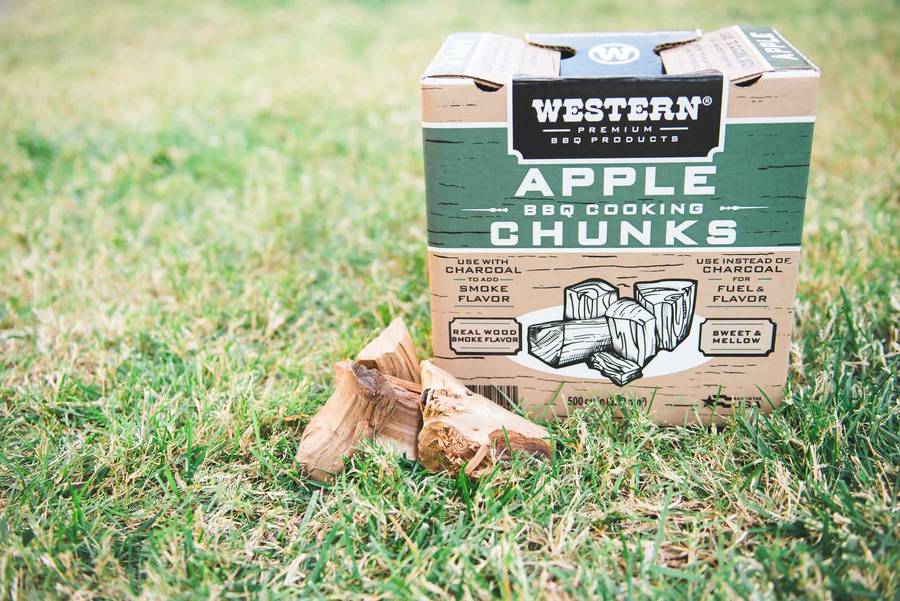 Western Premium BBQ Apple Smoking Chunks 500 Cu In photo 2