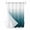 Blue Turquoise, variant on No Hook Teal Green Ombre Shower Curtain with Snap in Liner Set, Contemporary Gradient Abstract Art Waterproof Fabric Bathroom Curtains with See Through Top Window, Hotel Style Small 36 x 78 Inch