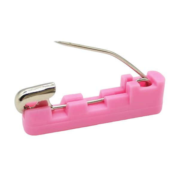 Sew Mama Curved Safety Pins with Grip Covers, Basting Pins for Quilting