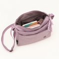 thumbnail image 1 of Bolso para mujer con cierre de cremallera, ideal para el día a día en la playa, acampada y paseos al libre. Púrpura, 1 of 10