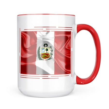 

Neonblond Peru 3D Flag Mug gift for Coffee Tea lovers