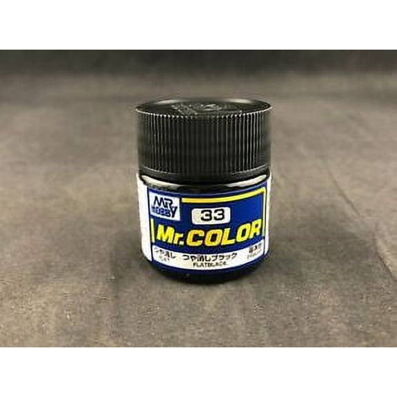 Mr. Hobby Mr. Color 33 Flat Black 10mL