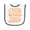White and Black, variant on Inktastic Multiple Sclerosis Awareness Word Cloud Baby Terry Cloth Bib
