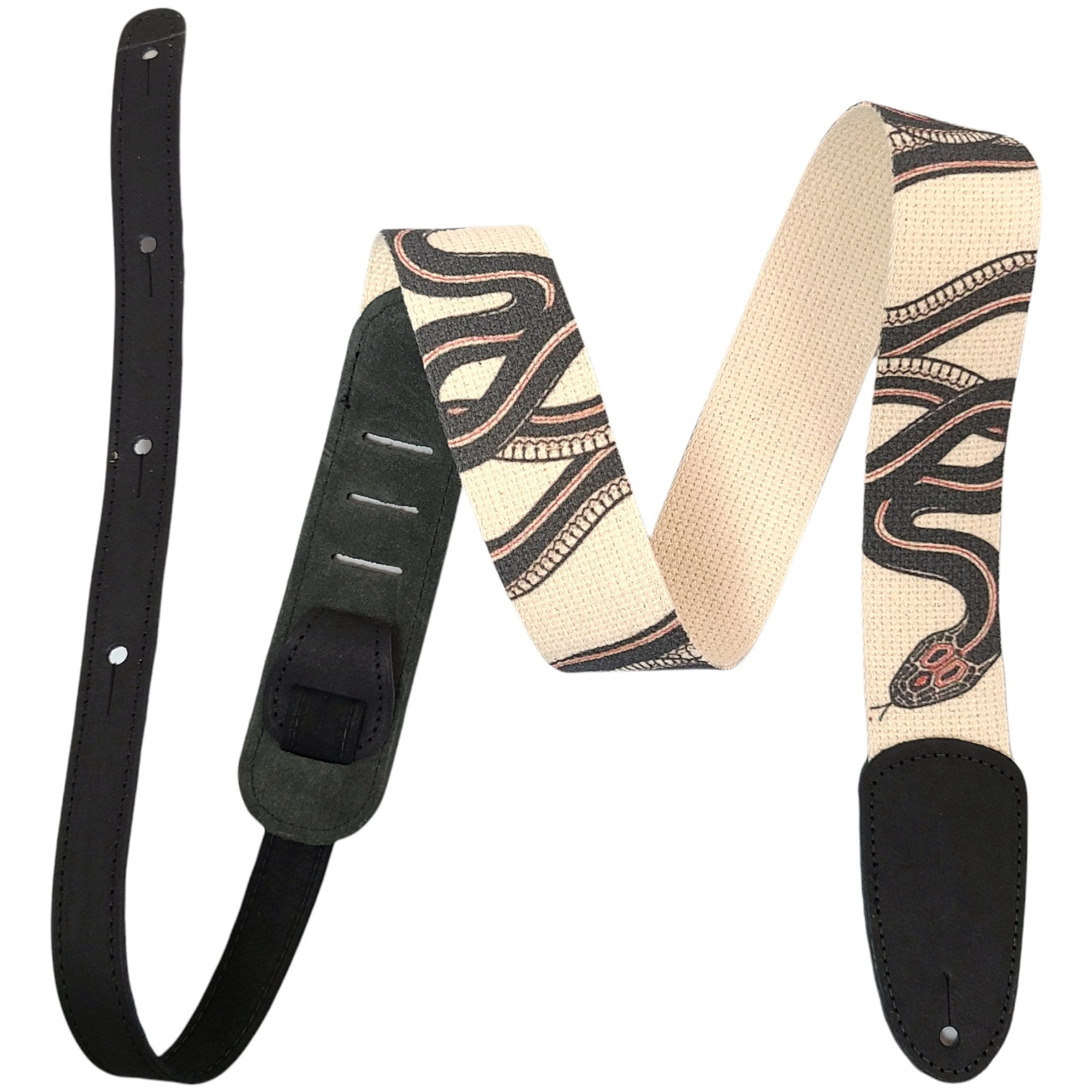 Henry Heller David Hale Print Series Guitar Strap Snake Design