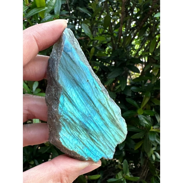 GAF TREASURES Grande Dalle de Labradorite Brute, Pierre de Dalle de Labradorite Naturelle, Dalle de Labradorite Brute Naturelle, Dalle de Labradorite Brute, Roche de Dalle de Labradorite (Dalle de Labradorite, 1 Pce)