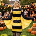 thumbnail image 2 of HOWPAY Halloween Costumes For Women Insect Themed Cosplay Outfit Bug Role Play Fancy Dress For Masquerade Carnival Party Stage Performance Event Halloween Costume L, 2 of 7