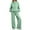62#Light Green, variant on Two Piece Sets for Women Mock Neck Matching Sets Loungewear Fall Clothes Travel Outfits Fashion 2025 Beige XXL