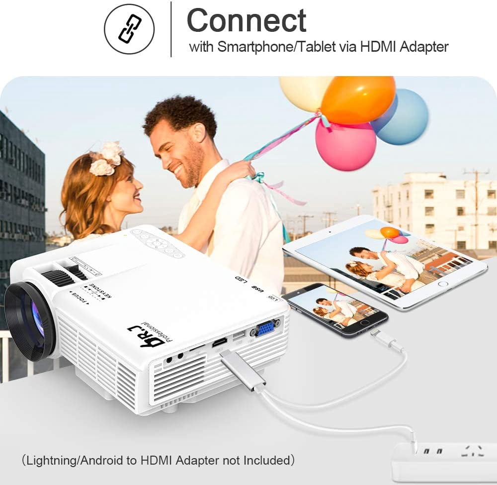 DR. J Professional HI-04 Mini Projector 