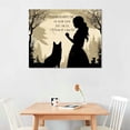 thumbnail image 2 of Awypu You are a German Shepherd,Canvas Wall Art Framed Wall,Decoration Vintage Office,Living Room,Bedroom Wall Decoration,Vintage Poster Wall Art Ta (Framed Canvas) White, 2 of 4