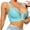 Blue, variant on Padded Bralette Woman Ladies Bra without Underwires Vest Large Lace Size Lingerie Bras Tall Size Female Seamless Sports Bra, Style 12798, Black 30B