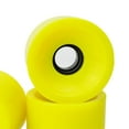 thumbnail image 6 of 4Pieces Longboard Wheels Set 70x51mm Skate Board PU Roller 78A Wheel - Yellow, 70x51cm, 6 of 8
