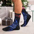 thumbnail image 7 of KLL Glasses And Fireworks Print Cool Socks Men's Women's Crew Socks Funny Crazy Novelty Stockings, 7 of 7