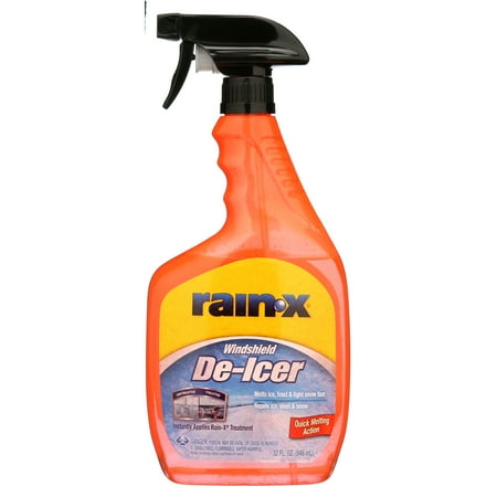 Rain-X De-Icer for Window, Wiper and Windshield Spray, 32 Fl oz