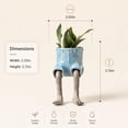 thumbnail image 2 of Funny Leggy Pot Planter, Yellow Pants Character Plant Pot for Succulents Plants Live, Indoor Outdoor Plants Shelf Decor, 2 of 6