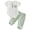 style-02 Green, variant on JUMEYU Baby Clothes Boy Newborn Boys Clothing Sets Infant Baby Boy Letter Bodysuit Romper and Long Pants Newborn Coming Home Outfit Cute Clothes Sets 0 3 6 9 12 18 24 Months (Black,6-12 Months)