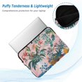 thumbnail image 2 of FORMRS 15-15.6 inch Laptop Sleeve Case Soft Carrying Quilted Computer Bag Cover, Vibrant Flowers, 2 of 7