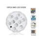 thumbnail image 5 of Piscina Led Luz Subacuática Batería Multicolor Rgb 10 Luz Led Con Control Remoto Para Jarrón Base Acuario Estanque Methold HA046505-01, 5 of 6
