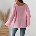 thumbnail image 2 of TINZ Sweater Dress Long Sleeve Oversized Tunic With Exquisite Embroidery And Panel Design Warm Winter Knit Vest Dress Long Pullover Sweater Belted Long Dress, 2 of 6