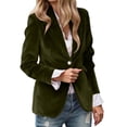 thumbnail image 2 of Tops For Women 2026 Trendy Soild Elegant Long Sleeve Lapel Casual Coat Fashion Clothes, 2 of 4