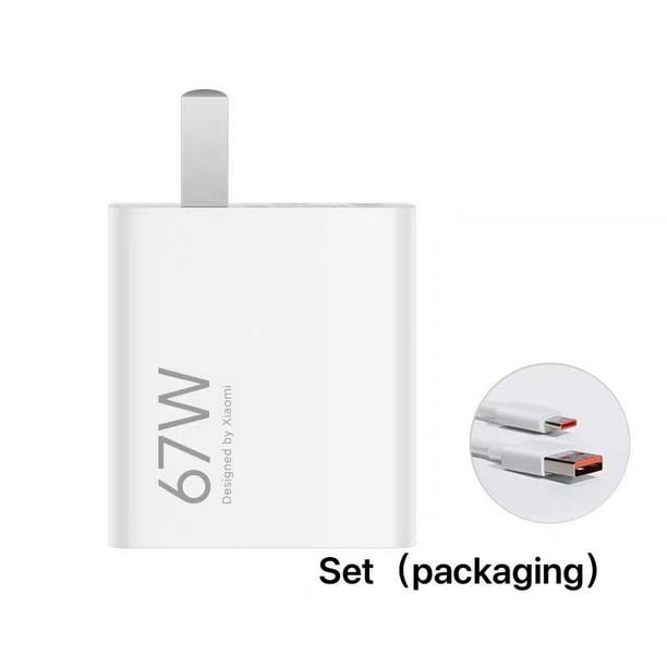 Juego De Cargadores turbo Original Xiaomi 67W MDY-12-EF Cargador 6A USB-C cable De Datos Adecuado Para Rápido