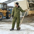 RefrigiWear Men's IronTuff Insulated Coveralls with Hood 50F Cold