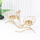 thumbnail image 1 of BESTYASH Decorativo De Hierro Dorado Con Base Estable Para Velas Y Adorno De Rama, 1 of 6