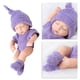 thumbnail image 5 of Muñeca bebé reborn realista de 18 cm con extremidades ajustables y piel de vinilo suave | Juguete de simulación realista para coleccionistas, accesorios de fotografía o regalo, 5 of 6