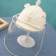 thumbnail image 3 of Protector facial para bebé, sombrero protector facial extraíble para niños, protector facial transparente desmontable, amarillo, 3 of 5