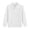 White, variant on YOUYEDIAN Back to School Kids Polo Shirts Long Sleeve Warm Comfy Lapel Collar Versatile School Uniform Spring Fall Solid Color Casual Sport Cotton Top