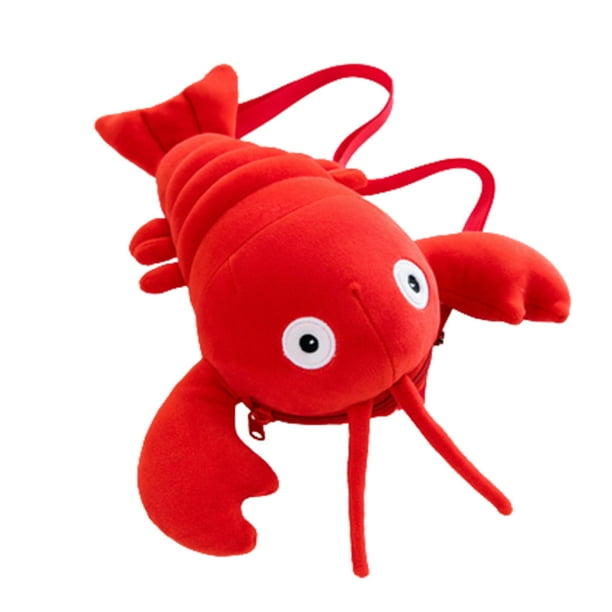 Girl\'s Sling Bag Plush Crayfish Cross Body Bag with Adjustable Strap 30cm - Walmart.com