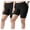 *Black, variant on VBVC Women's Plus 2-Pack Knee Length Biker Shorts,Ladies Breathable Stretchy Bottoms,Slimming Workout Sweatpants For Women,Purple,L-5XL