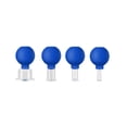 thumbnail image 1 of Soidarity Juego de ventosas de 4 piezas, accesorio profesional seguro, herramienta de masaje de succión de tamaño pequeño, masajeadores de vacío masajeadores Azul Paquete sencillo Soidarity CE014798-01, 1 of 6