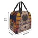 thumbnail image 3 of Disketp Pug dog Yoga Bolsa Térmica para Almuerzo para Hombre y Mujer, Ideal para Trabajo, Senderismo y Picnic, 3 of 8