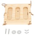 thumbnail image 1 of Rabbit Grass Frame Hay Feeder Wooden Grass Feeding Shelf Folding Hay Rack Small Animals Cage Accessories(L ), 1 of 9