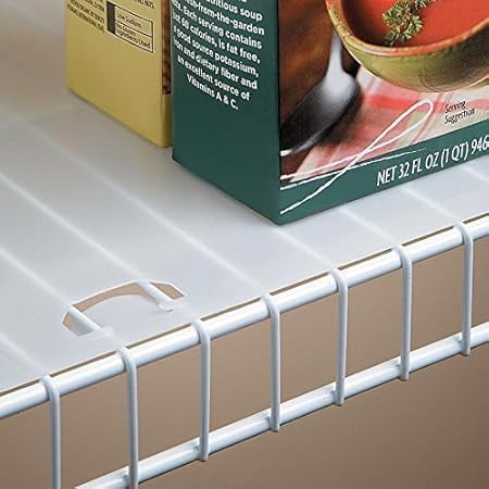 Shelf Liner for 16" Wire Shelving with Locking Tabs - 10 Foot Roll