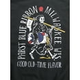 thumbnail image 2 of Pabst Blue Ribbon Milwaukee WI Good Old-Time Flavor Men's Black Long-Sleeve Sweatshirt-Medium, 2 of 4
