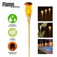 thumbnail image 1 of MesaSe Solar 5-LED Flickering Amber Bamboo Tiki Torch Landscape Light, 1 of 7