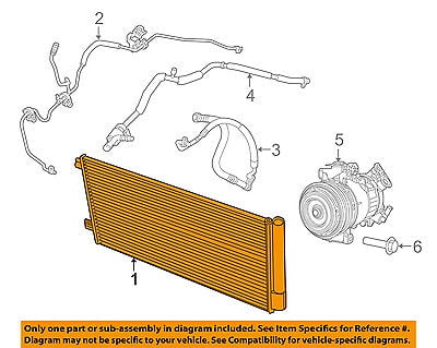 MOPAR 68247204AA Condenser Air Conditioning