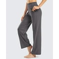 thumbnail image 3 of Rosvigor Wide Leg Yoga Pants Women High Waisted Pants Loose Casual Pants with Pockets, 3 of 9