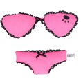thumbnail image 1 of Bikini Shaped Pet Playing Toys Set Durable Squeaky Dog Chew Interactive Toys with Sound, 1 of 14