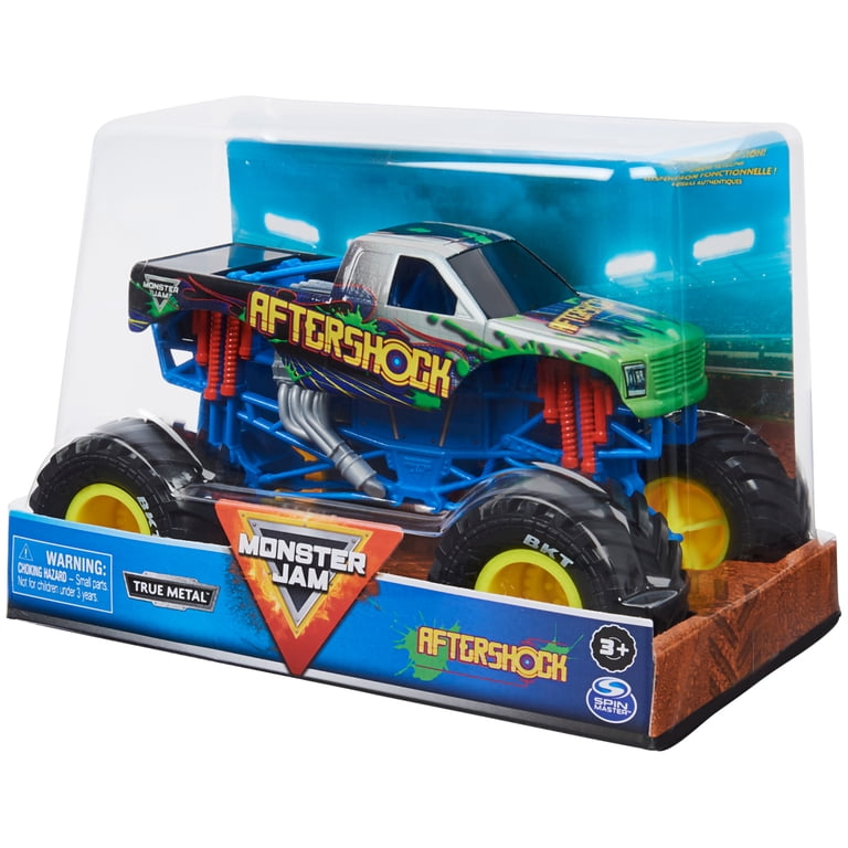 Monster Jam, Official Aftershock Monster Truck, 1:24 Die-Cast