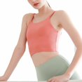 thumbnail image 2 of Jumpingount Camiseta sin mangas, transpirable, suave, ligera, cómoda, para el pecho, fina, fresca, para mujer, para hacer ejercicio, deportes Prendas para la parte del cuerpo Rosa Jumpingount AP017242-02, 2 of 6