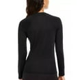 thumbnail image 3 of Nike Essential Long-Sleeve Rash Guard Logo Swim Black New, 3 of 3