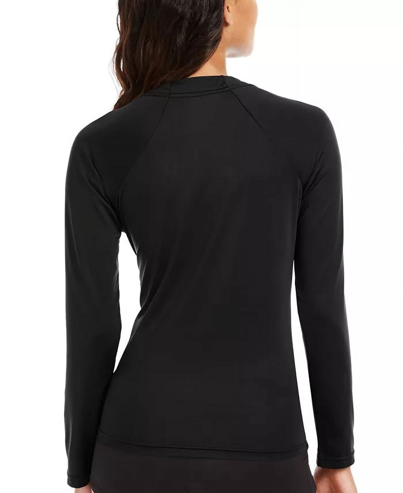 Nike Essential Long-Sleeve Rash Guard Black photo 2